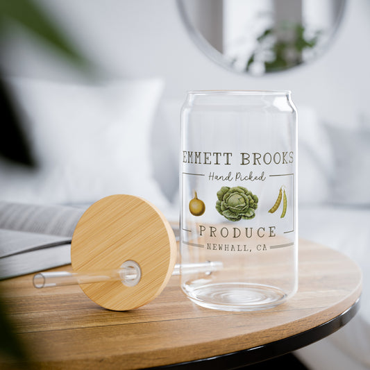 Custom Farm Sipper 16oz Glass Tumbler