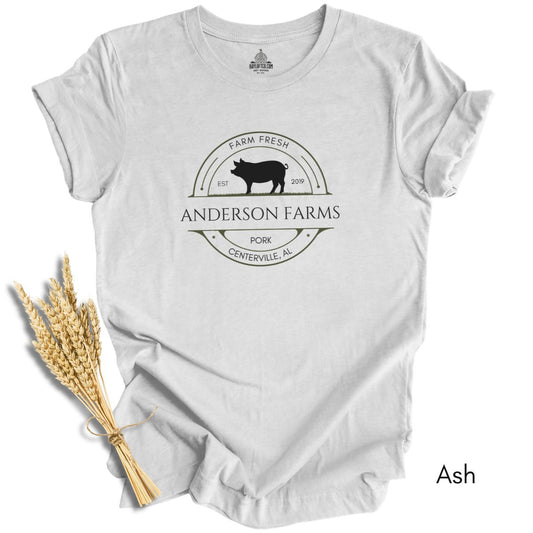Custom Pig/Pork Farm Light Weight Jersey T-shirt