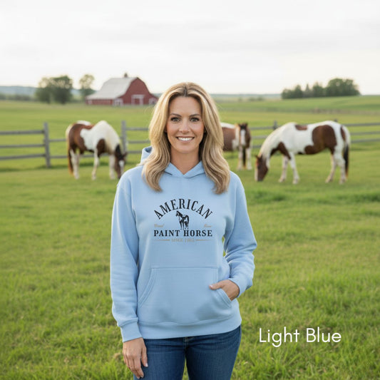 American Paint Horse Hoodie - Unisex Heavy Blend Hooded Sweatshirt