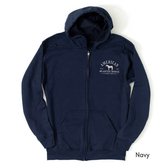 American QuarterHorse Unisex Zip Hoodie