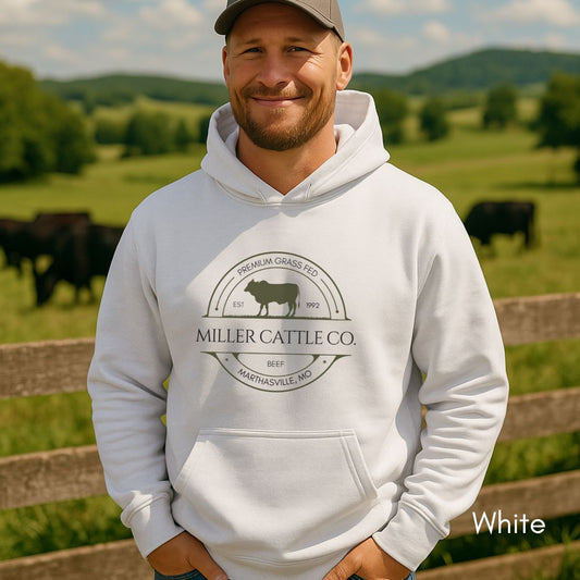 Custom Cattle Farm HOODIE Unisex Heavy Blend Hooded Sweatshirt