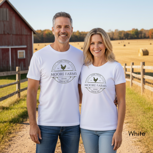 Custom Egg Farm - Unisex Midweight t-shirt
