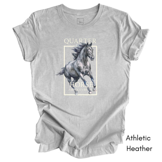 Quarter Horse America's Breed Unisex Jersey Light Weight Tee