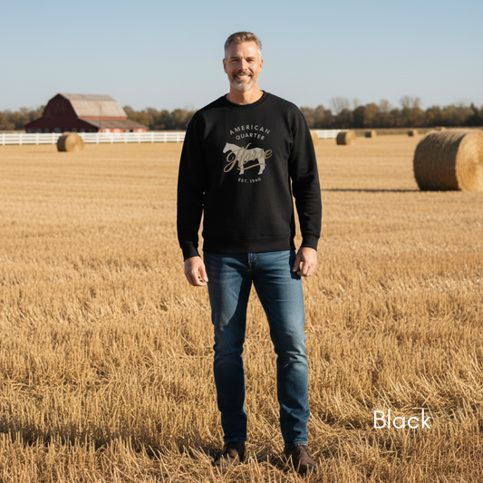 American Quarter Horse - Unisex Crewneck Sweatshirt