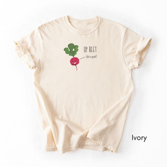 Up Beet Tee Midweight Unisex Garment-Dyed T-shirt