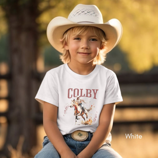 CUSTOM Cowboy KIDS/YOUTH Unisex t-shirt