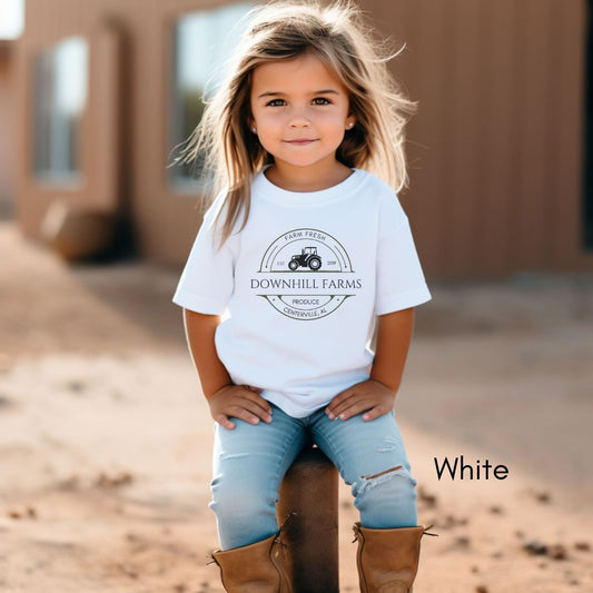 Custom YOUTH/KIDS Farm Short Sleeve Unisex Light Weight Jersey T-shirt