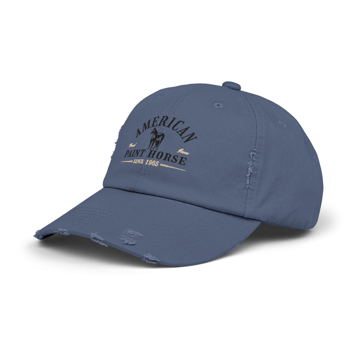 American Paint Horse Unisex Distressed Cap