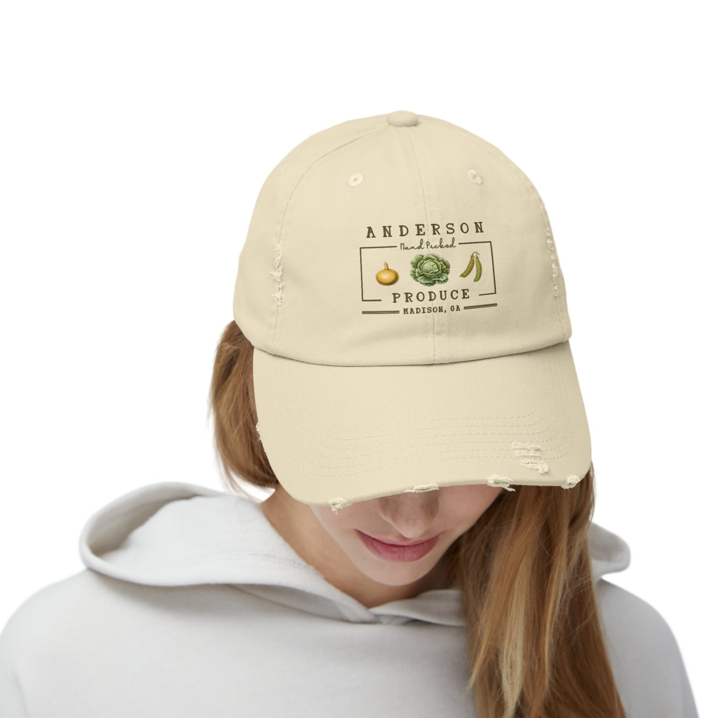 Custom Farm Unisex Distressed Cap