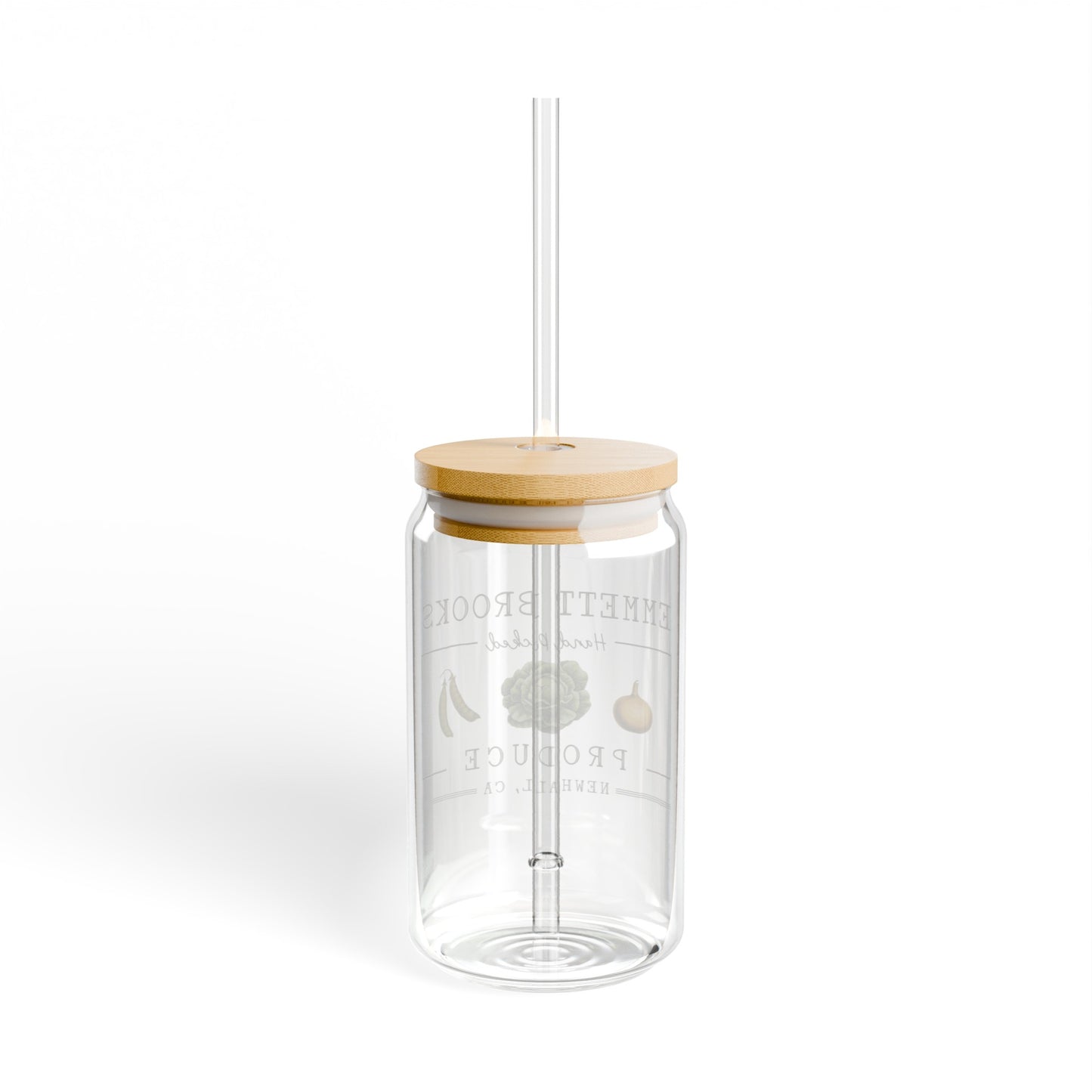 Custom Farm Sipper  16oz Glass Tumbler
