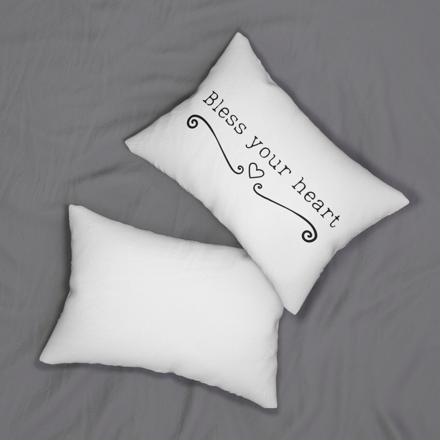 Bless Your Heart - Spun Polyester Lumbar Pillow