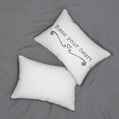 Bless Your Heart - Spun Polyester Lumbar Pillow