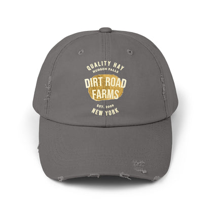 Custom Hay Farm Unisex Distressed Baseball Cap
