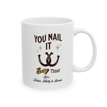 Custom Horse Farm Farrier Gift Ceramic Mug 11oz  or 15oz - Gift for Farriers
