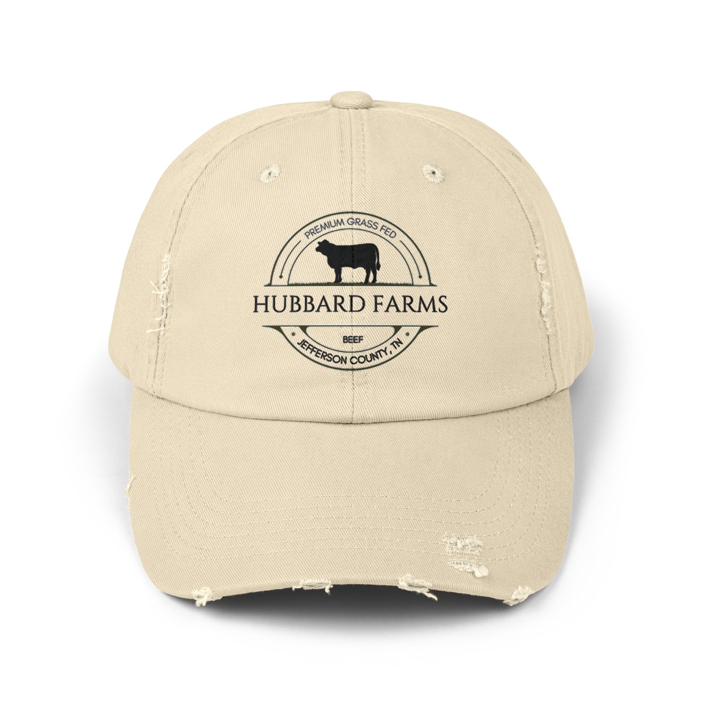 Custom Cattle Ranch Unisex Distressed Cap