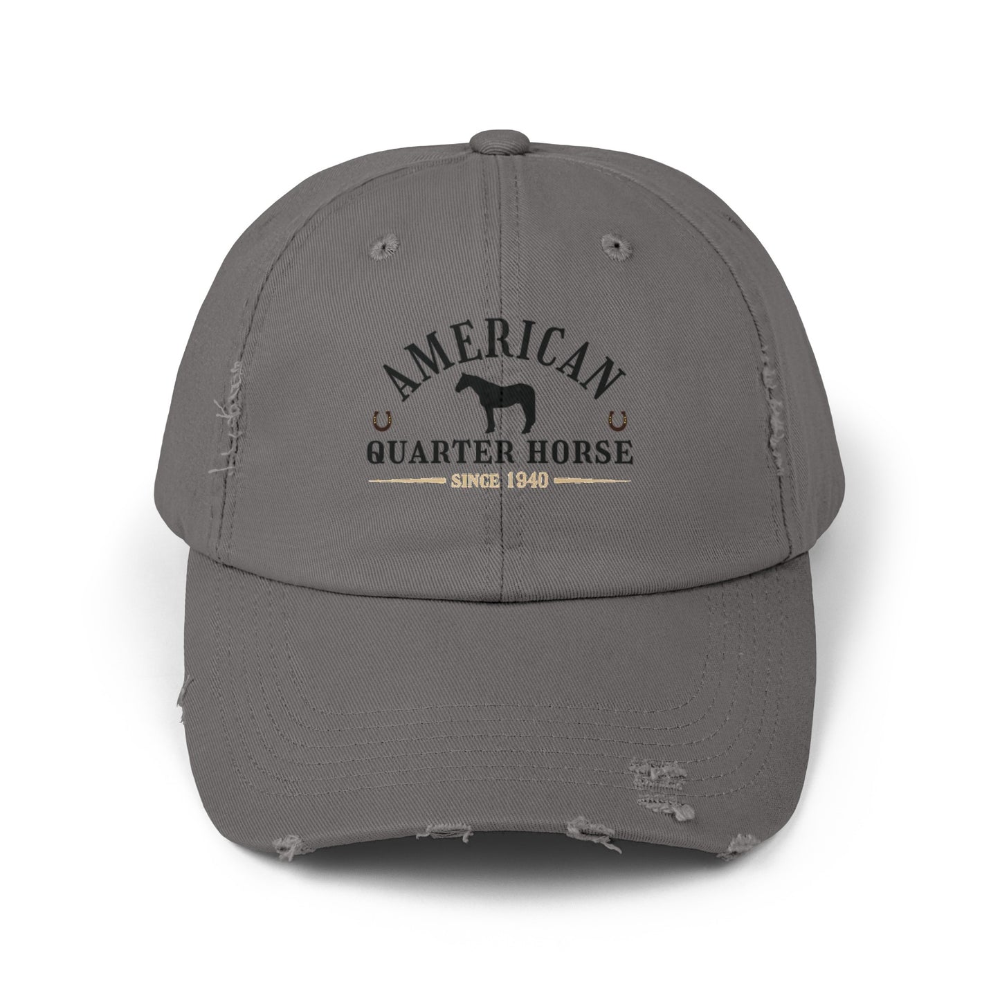 American Quarter Horse Unisex Distressed Baseball Hat