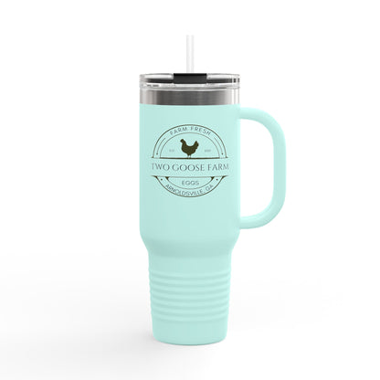 Custom Local Egg Farm Personalized Insulated Travel Mug, 40oz