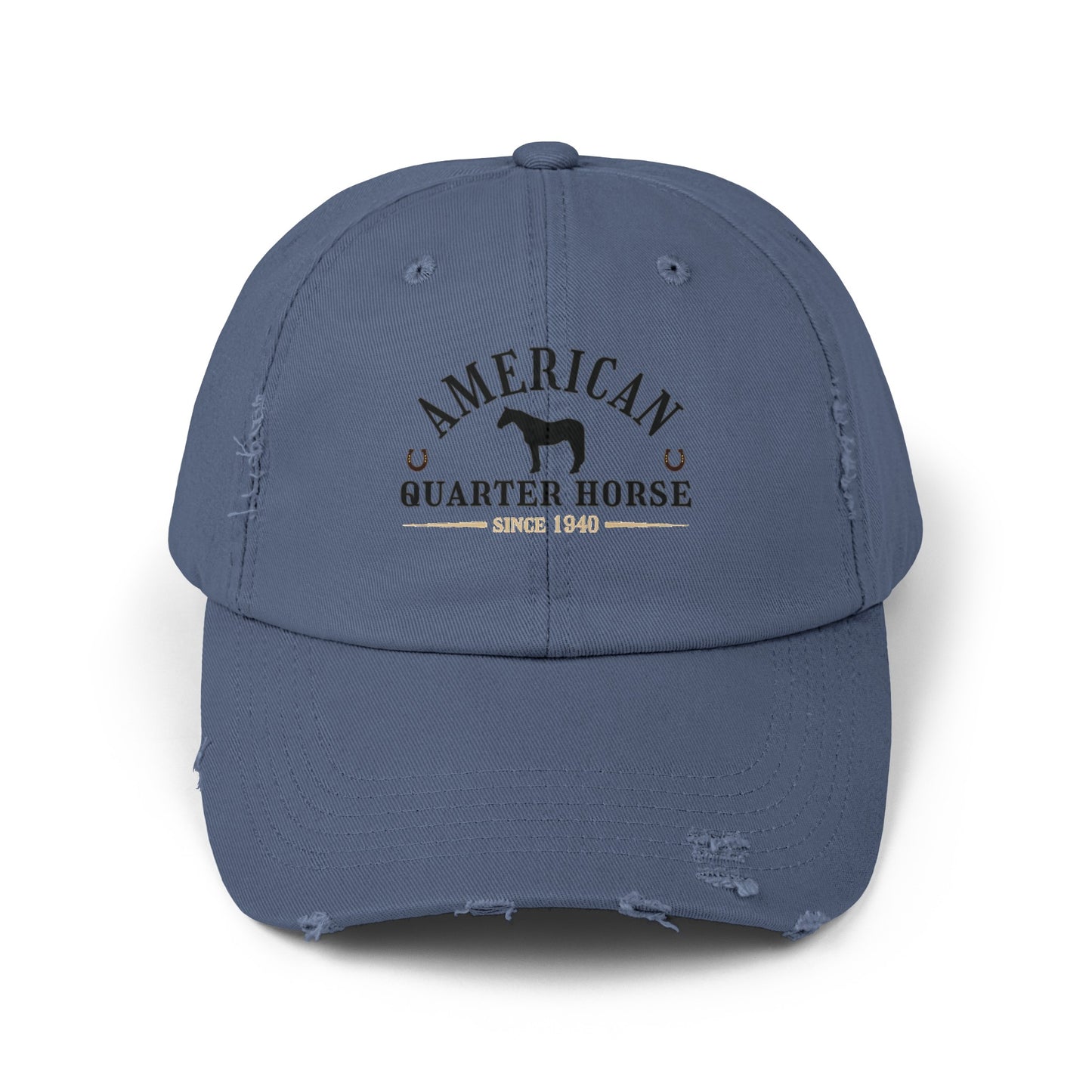 American Quarter Horse Unisex Distressed Baseball Hat
