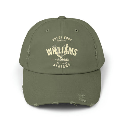 Custom Local Egg Farm Unisex Distressed Baseball Cap
