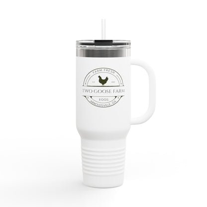 Custom Local Egg Farm Personalized Insulated Travel Mug, 40oz