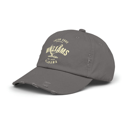 Custom Local Egg Farm Unisex Distressed Baseball Cap