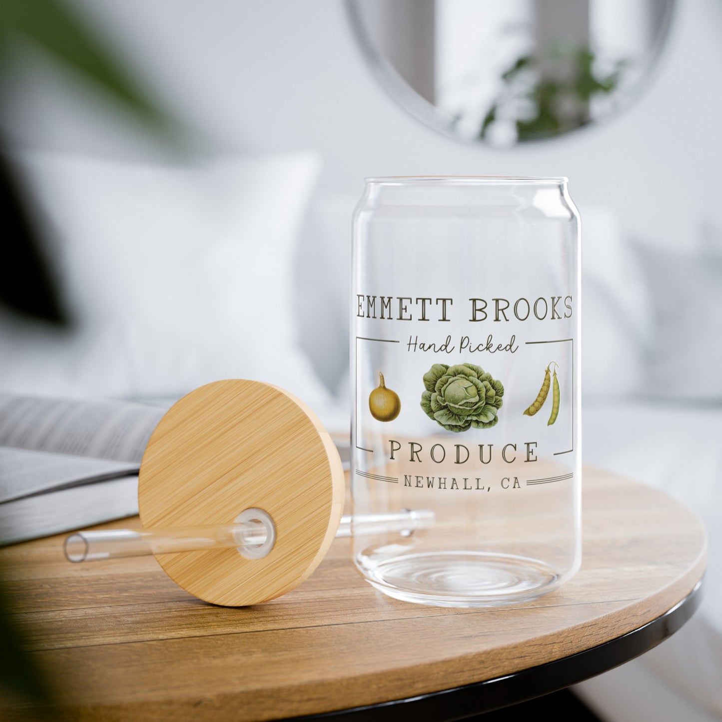 Custom Farm Sipper  16oz Glass Tumbler