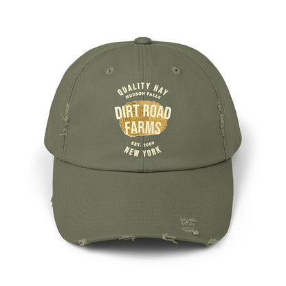 Custom Hay Farm Unisex Distressed Baseball Cap