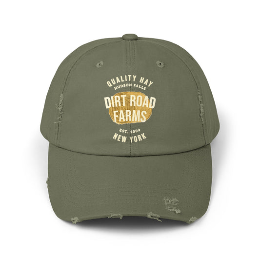 Custom Hay Farm Unisex Distressed Baseball Cap