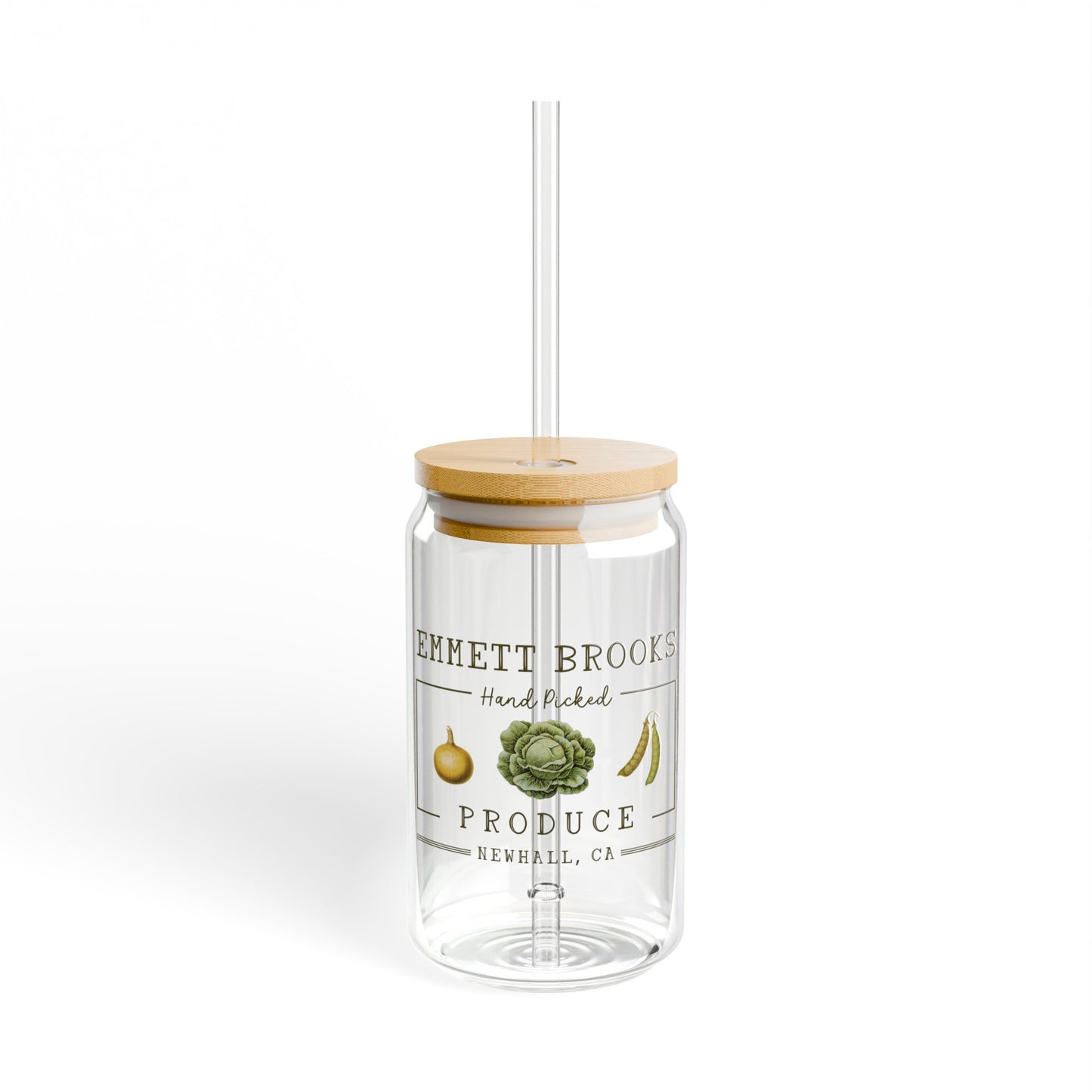 Custom Farm Sipper  16oz Glass Tumbler