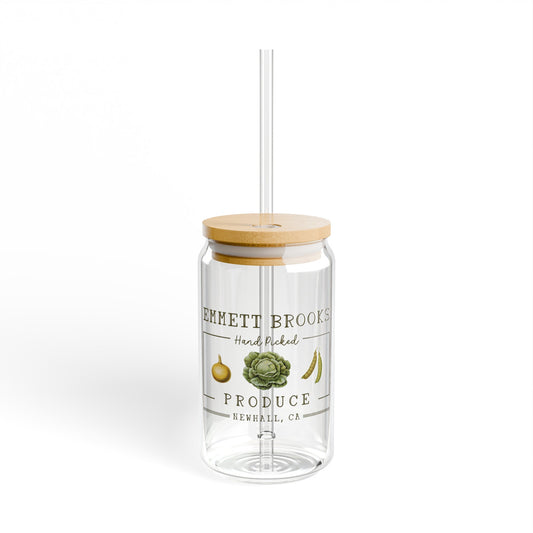 Custom Farm Sipper  16oz Glass Tumbler