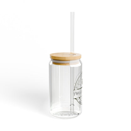 Custom Egg Farm Sipper 16oz Glass Tumbler