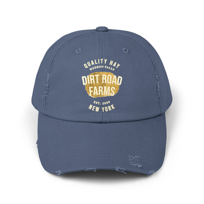 Custom Hay Farm Unisex Distressed Baseball Cap