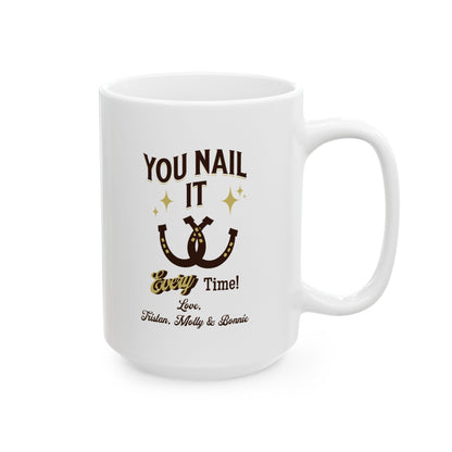 Custom Horse Farm Farrier Gift Ceramic Mug 11oz  or 15oz - Gift for Farriers