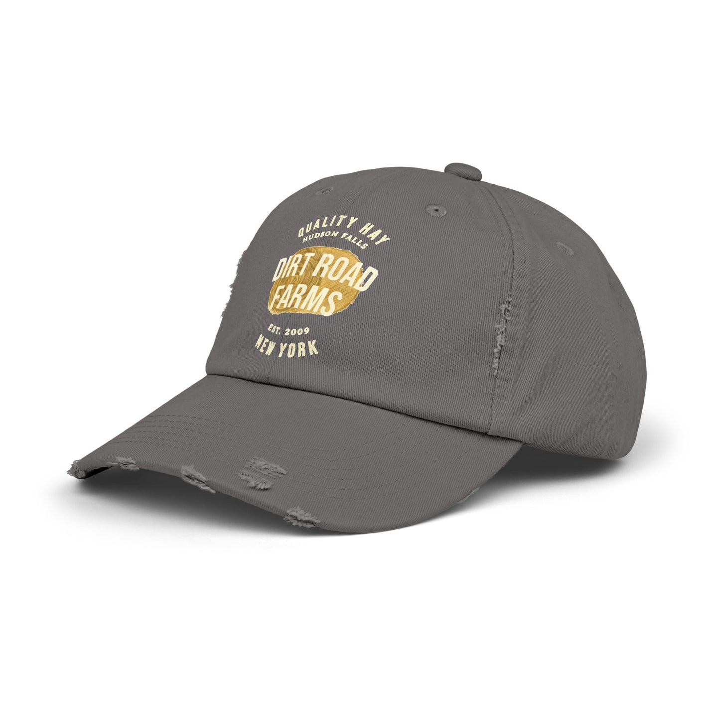 Custom Hay Farm Unisex Distressed Baseball Cap