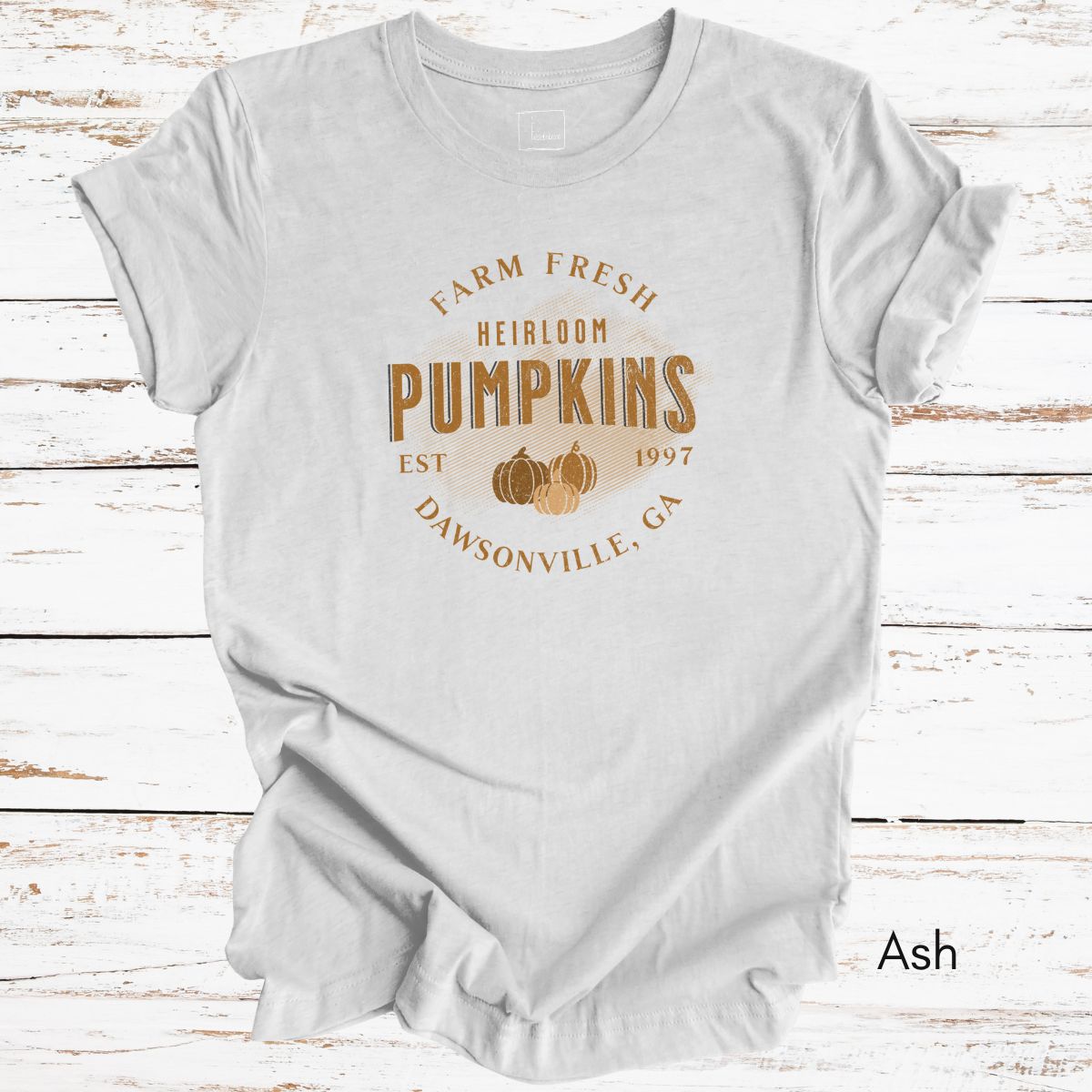 Custom Heirloom Pumpkins Unisex Jersey Light Weight T-shirt