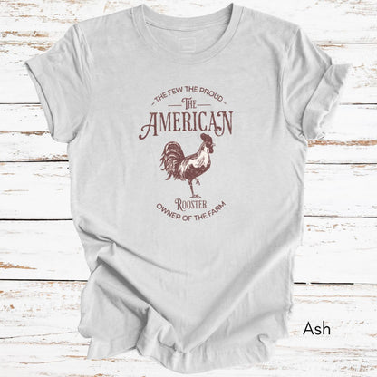 American Rooster Light Weight Jersey Unisex T-shirt