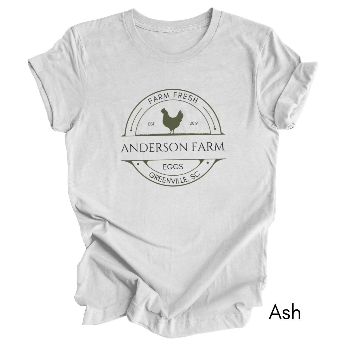 Custom Egg Farm Unisex Light Weight Jersey T-shirt