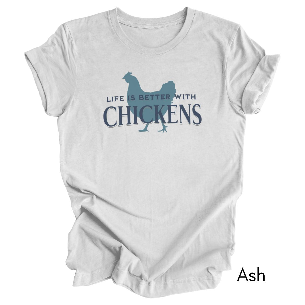 Life is Better With Chickens Light Weight Jersey T-shirt