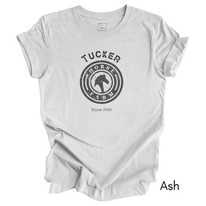Custom Horse Farm Unisex Jersey Light Weight T-shirt