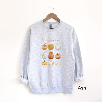 Pumpkins - Unisex Crewneck Sweatshirt | Fall Festival shirt | Halloween Sweatshirt | Autumn Pumpkin Sweatshirt | Pumpkin Fall Lovers Gift
