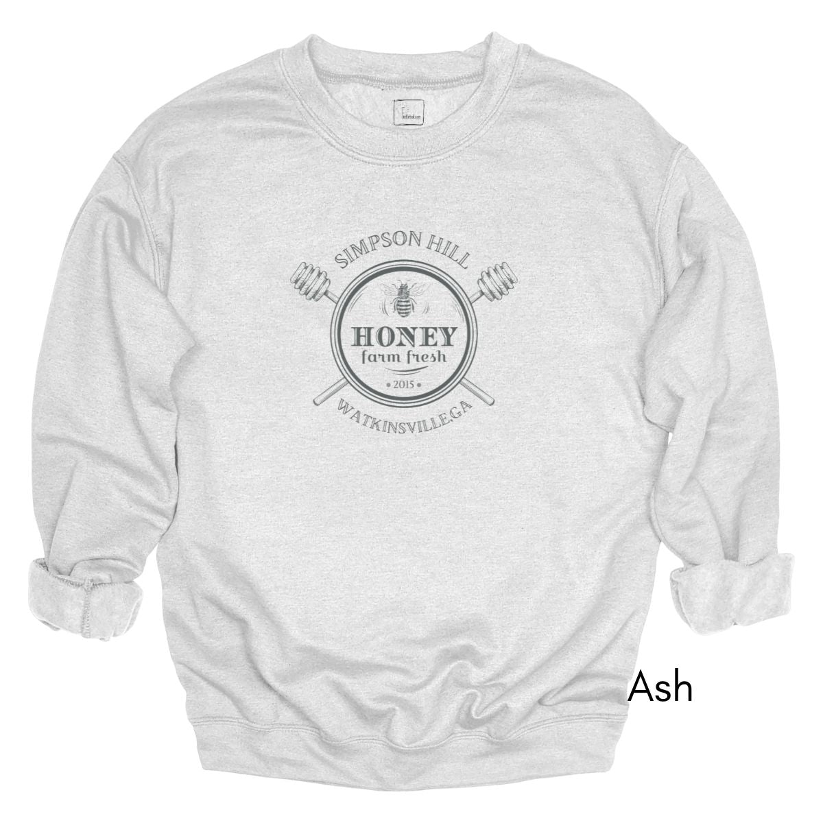Custom Bee Honey farm Unisex Crewneck Sweatshirt
