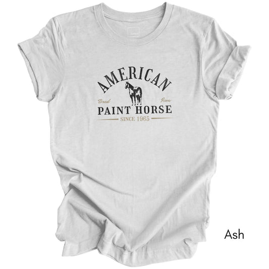 American Paint Horse Unisex Light Weight Jersey T-shirt