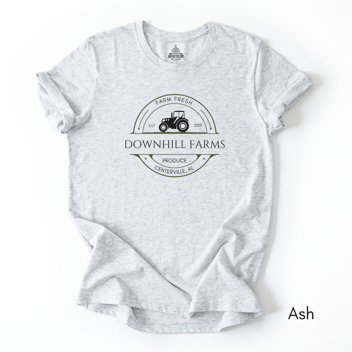 Custom Farm Tractor Unisex Jersey Light Weight T-shirt