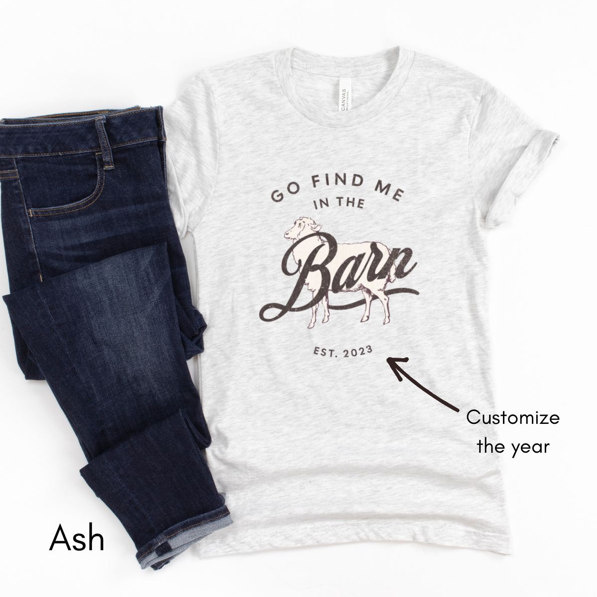 Find Me in the Sheep Barn Light Weight Jersey T-shirt