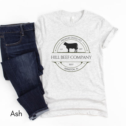 Custom Cattle Beef Farm Heifer Version Light Weight T-shirt