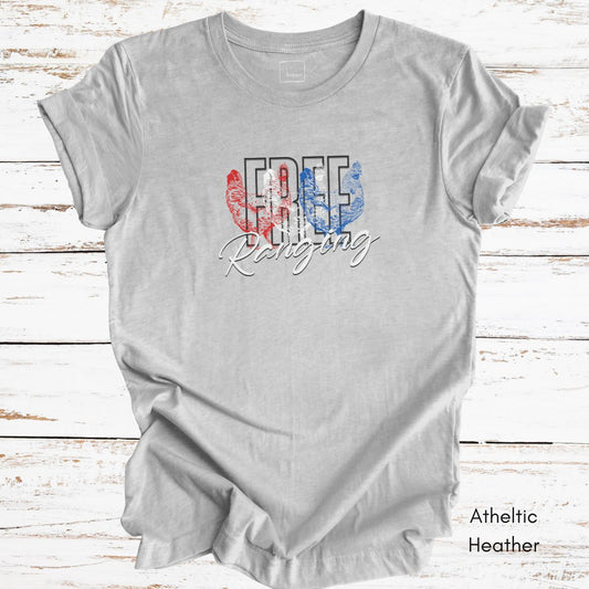 Free Ranging  - Unisex Jersey Light Weight T-shirt