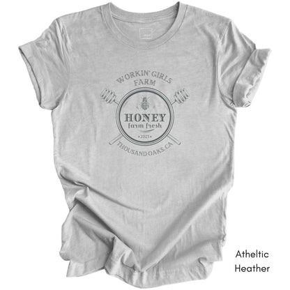 Custom Honeybee Farm Unisex Jersey Light Weight Tshirt