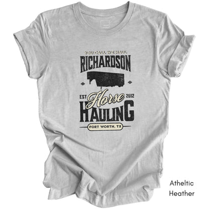 Custom Horse/Livestock Local Hauling Light Weight Jersey T-shirt