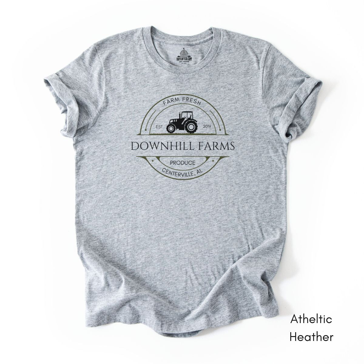 Custom Farm Tractor Unisex Jersey Light Weight T-shirt