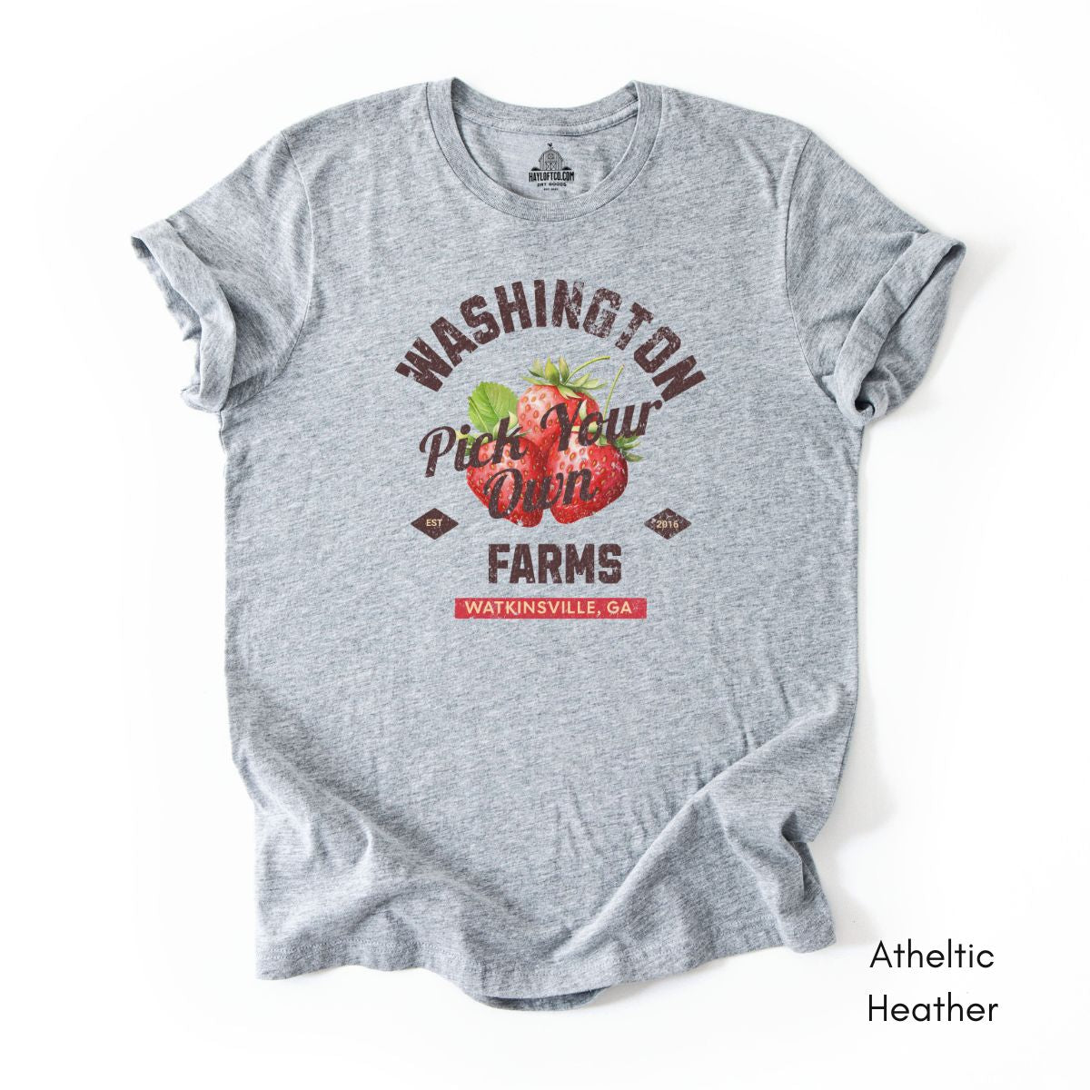 Pick Your Own Custom Strawberry Farm Light Weight Unisex Jersey T-shirt